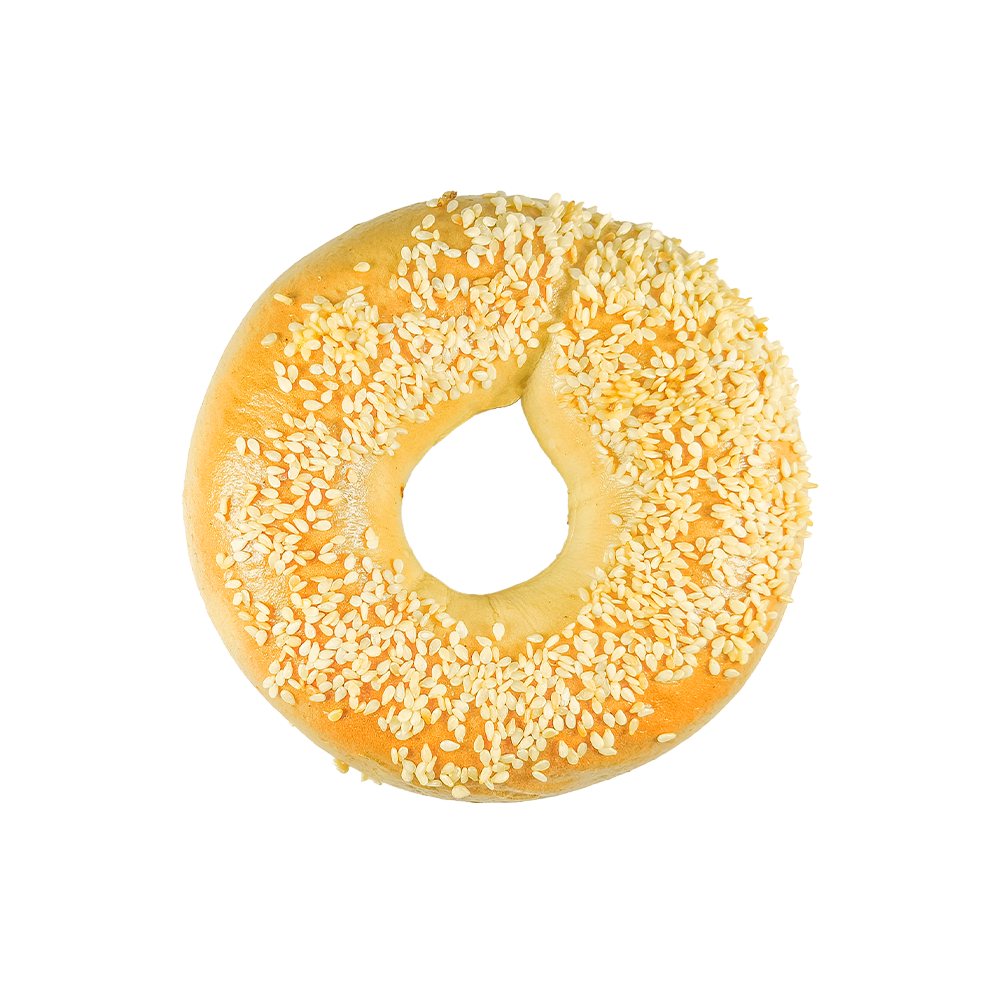 Hochwertiger gesalzener Sesam-Bagel aus Weizenquelle