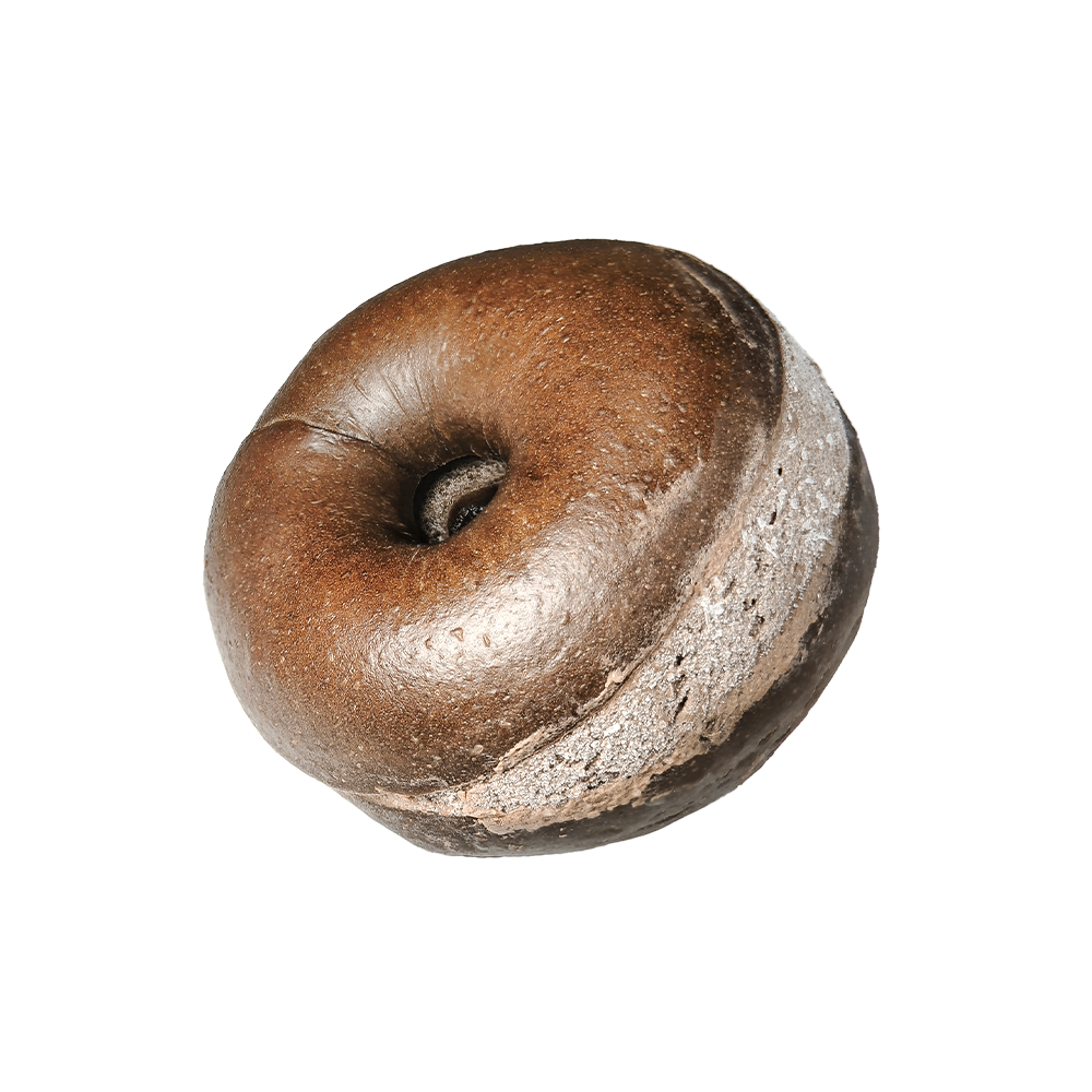 Kakao-Schokoladen-Frischkäse-Bagel Kakao-Schokoladen-Frischkäse-Bagel
