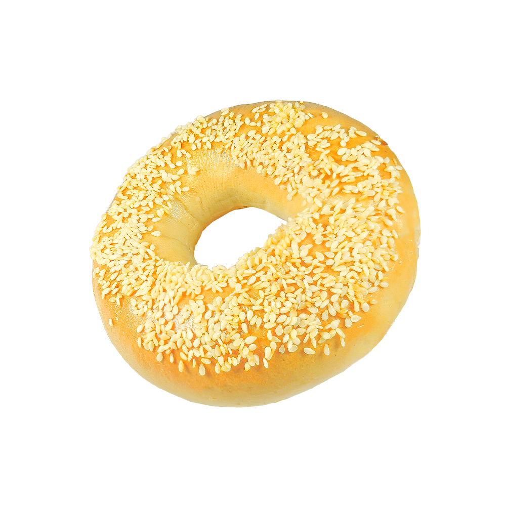 Hochwertiger gesalzener Sesam-Bagel aus Weizenquelle