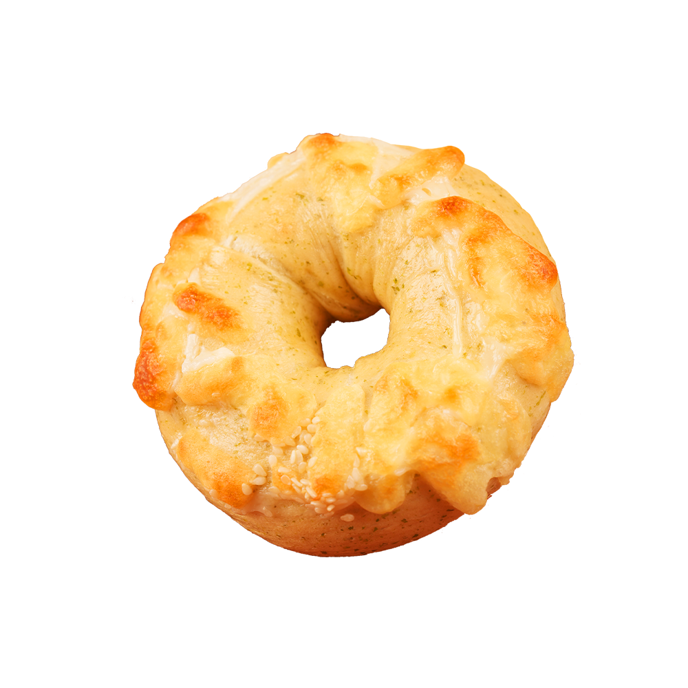 Goldener und knuspriger Kartoffel-Speck-Bagel Goldener und knuspriger Kartoffel-Speck-Bagel