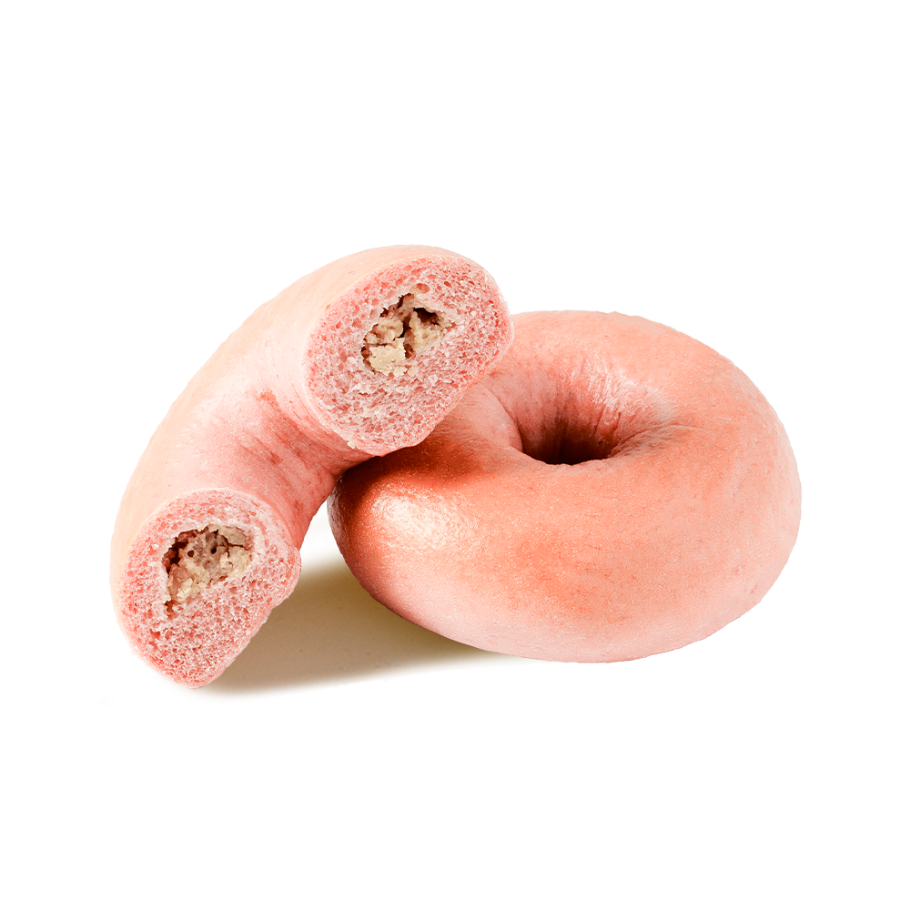 Neuseeländischer Frischkäse-Rosen-Frischkäse-Bagel